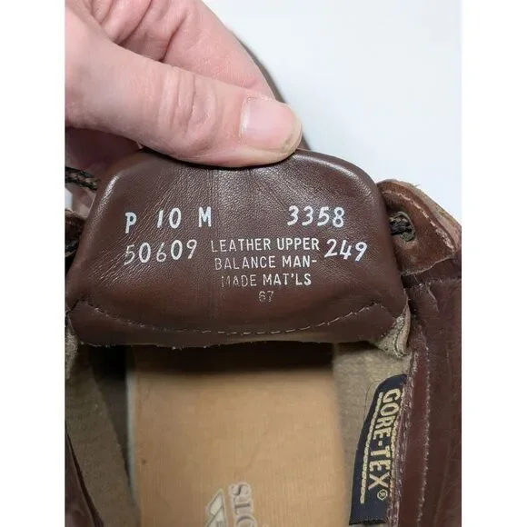 Rocky 3358 Gore-Tex Boots Mens 10 M Brown Leather Hiking Chukka‎ Ankle Vibram